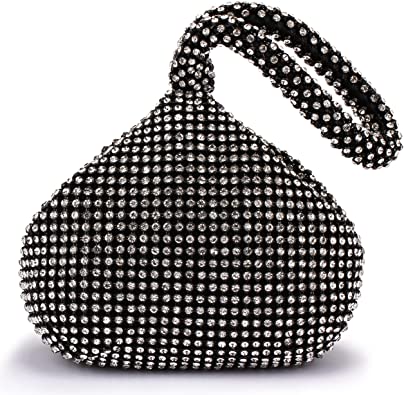 Rhinestone Pouch Clutch